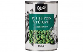 Epicure Petits Pois A L'étuvée In Salted Water  Tin  400 grams